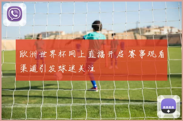 欧洲世界杯网上直播开启 赛事观看渠道引发球迷关注